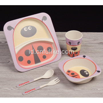 Super Cute Gambar Dirancang Set Makan Malam Anak